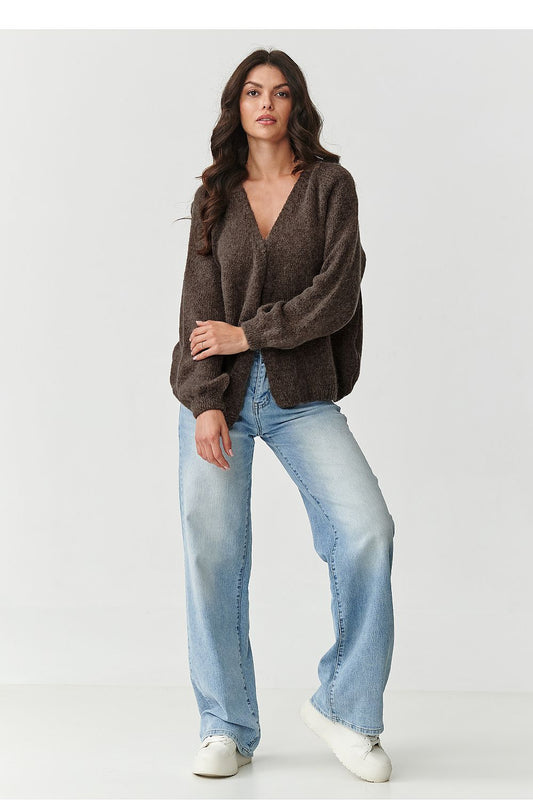 Cardigan model 217364 Makadamia