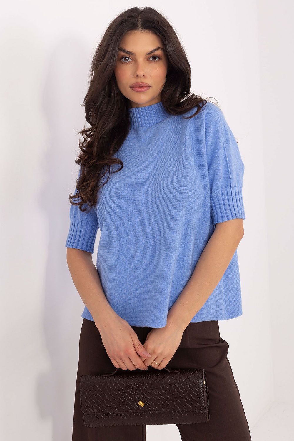  Short sleeve sweater model 222582 Italy Moda 