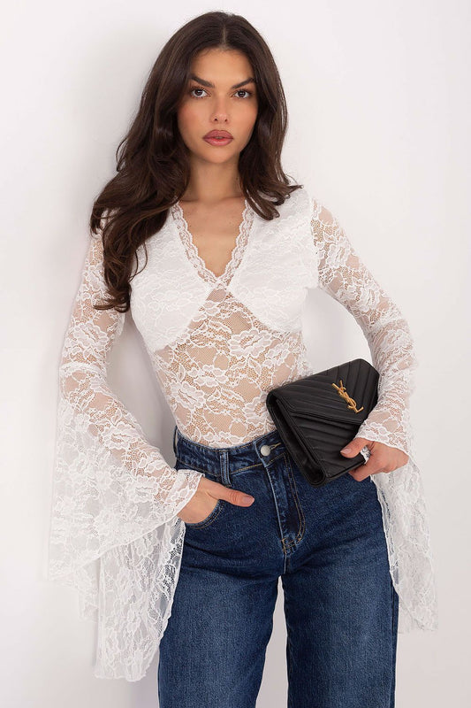  Lace blouse model 222810 Factory Price 