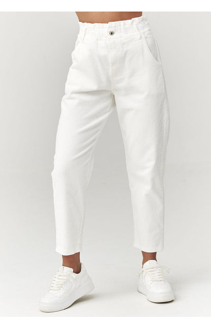  Women trousers model 223242 Makadamia 