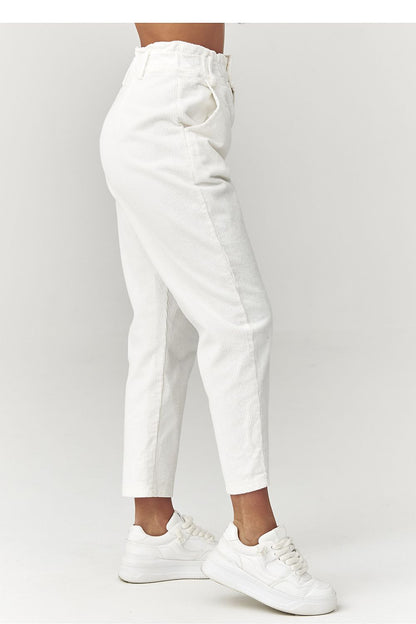  Women trousers model 223242 Makadamia 