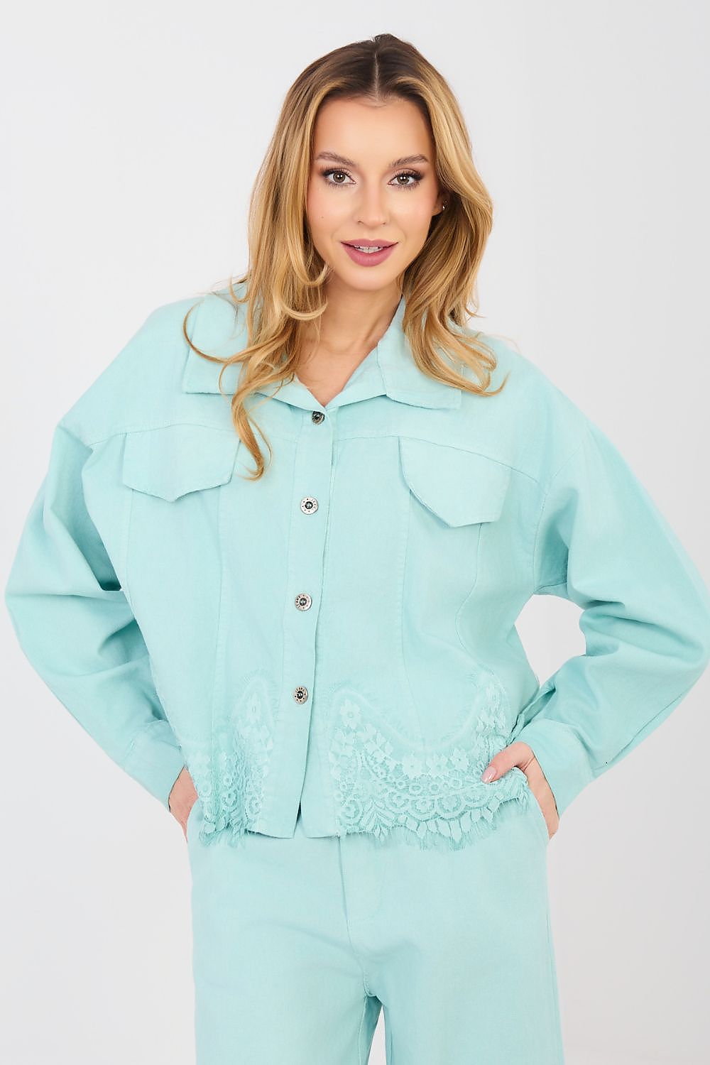  Denim jacket model 223945 Rue Paris 