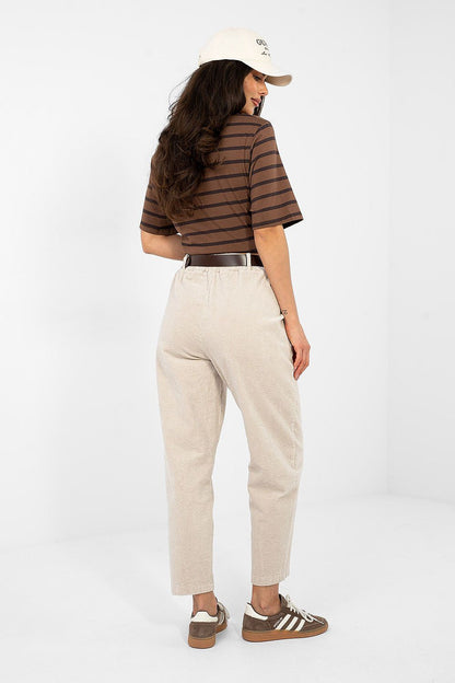  corduroy trousers model 224053 Italy Moda 