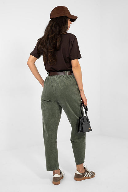  corduroy trousers model 224054 Italy Moda 