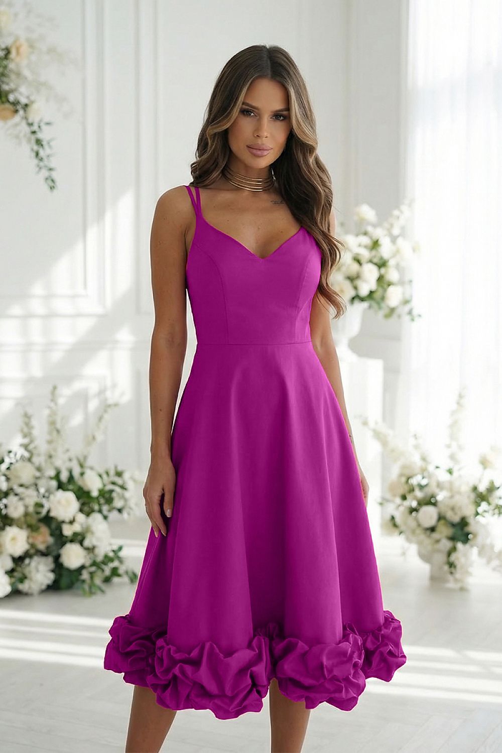  Evening dress model 224630 Bicotone 