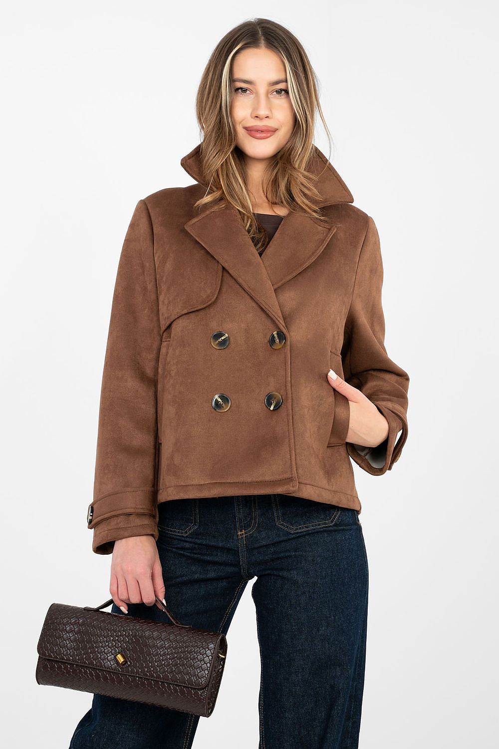  Coat model 224733 Factory Price 