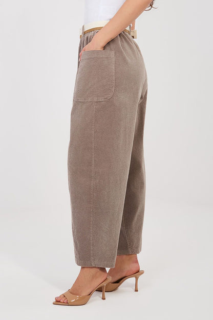  corduroy trousers model 225097 Rue Paris 